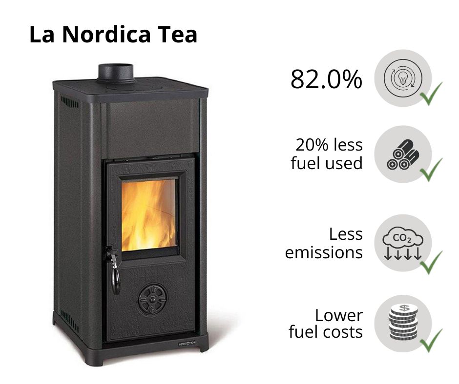 Italian wood burning stove